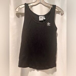Black and white Adidas tank top